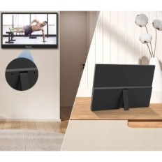 Portable Touch Screen Preechen 14 "HDR, stovas, IPS1920x1200, tamsiai pilka