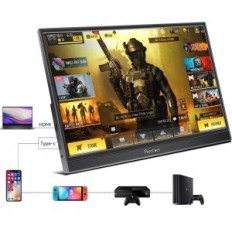 Prenosni Preecren Touch Monitor, 15,6 "1080p USB-C HDMI s stojalom