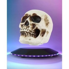 Levitierende magnetische Schädel-Jowhol mit LED-Beleuchtung