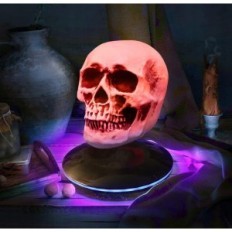 Leviteren van magnetische schedel Jowhol met LED-verlichting