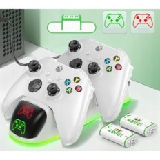 OIVO Loading Station pro řadiče Xbox s 2 bateriemi 4800 mAh, bílá