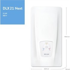 Vooluvee soojendusekraan DLX21, 21 kW 400 V, 35, 45 või 55 ° C