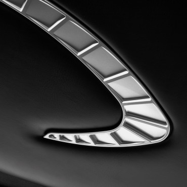 Sakura Massagestuhl Classic 305 Schwarz — Detailaufnahme Griff