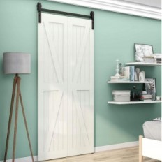 Stumdomų durų priedų rinkinys Bonikluba BNF35SFS 107 / 51cm, juoda