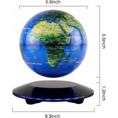 Globus Jowhol Jo-31 mit Magnetschweben 14cm Moderne dekorative Kugel mit LED-Hintergrundbeleuchtung und -effekt der Levitation