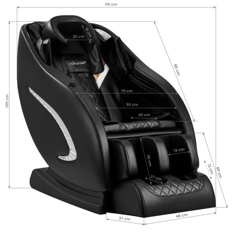 Cadeira de massagem Sakura Classic 305 preta