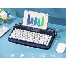 Draadloos toetsenbord Yunzii ATTO B303 Bluetooth, retro-stijl, Noord