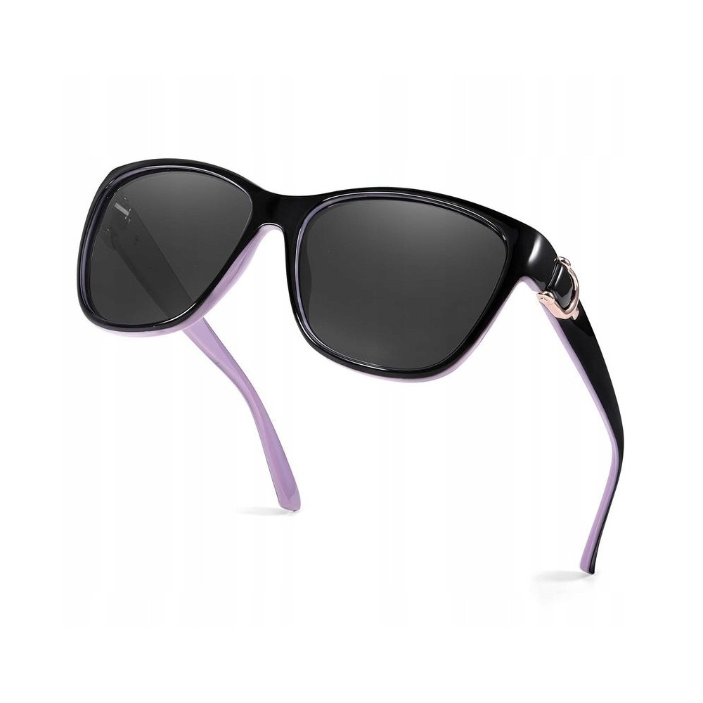 Frauensonnenbrille Lvioe, polarisiert UV400, lila