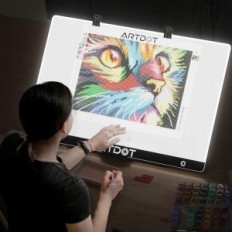 Kreativní LED dioda A2 A2 pro diamantové umění, 40 x 60 cm