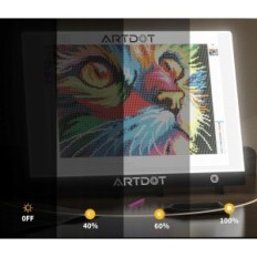 Kreative A2 A2-LED-Set für Diamantkunst, 40 x 60 cm verwendet