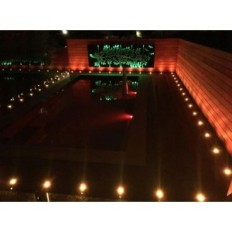 LED-lattiavalaisimet indarunille, 45 mm, RGBW, DC12V IP67, 6 kpl.