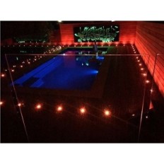 Põrandalambid INDARUN WiFi, DC12V, RGB, 45 mm, IP67, 6 tk paigaldamiseks.