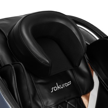Sakura massagefåtölj Classic 305 blå — närbild av huvud