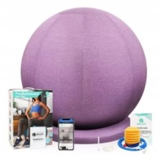 Kvetinový-Ball EniVi sprej na jogu, 75 cm cvičenie loptu, fialová