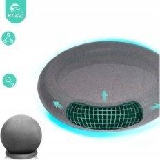 Vaporiser à la boule de fleur en yoga, balle d'exercice de 75 cm, violet