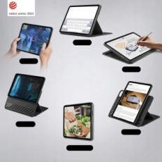 ESR Case for iPad Pro11 tum 4/3 Magnetic Case 9 Corner Stand i svart
