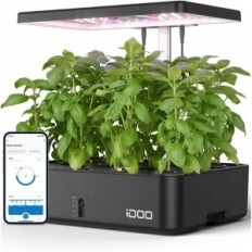 IDOO SMART GARDEN ID-IG301S Wi-Fi rostlinná lampa, 12 kapslí, 36 W