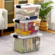 Greétainer plastic containers, zonder Bispenol A, 8 stks.