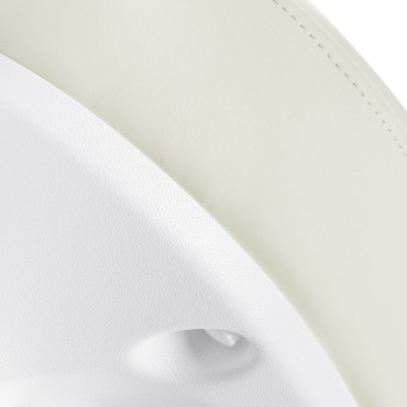 Electric cosmetic chair Azzurro 708a 4 motors white — close-up of the seat