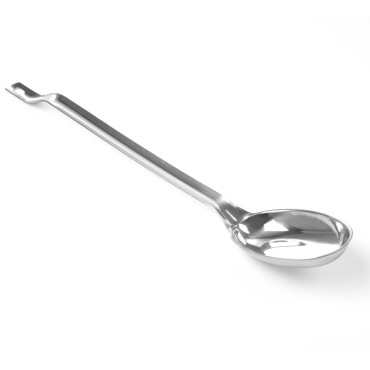 A spoon for a stainless...