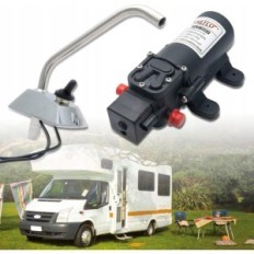 Vattenpump Riloer med högtryck 12V, roterande ventil / RV-ventil