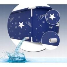 Portable Kiseely Folding Bath, Oval, 140 cm for 2 people, 140x60x55cm