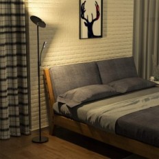 LED-seisova lamppu modlicht, 35 W, 4200 lm, 3000-6000 k, musta