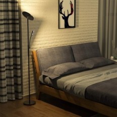 LED-seisova lamppu modlicht, 35 W, 4200 lm, 3000-6000 k, musta