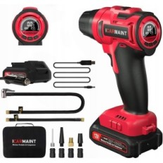 Carter band pompen compressor met digitale manometer, 2600mAh gebruikt