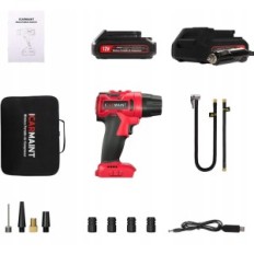 Carter band pompen compressor met digitale manometer, 2600mAh gebruikt