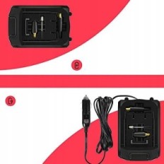 Carter band pompen compressor met digitale manometer, 2600mAh gebruikt