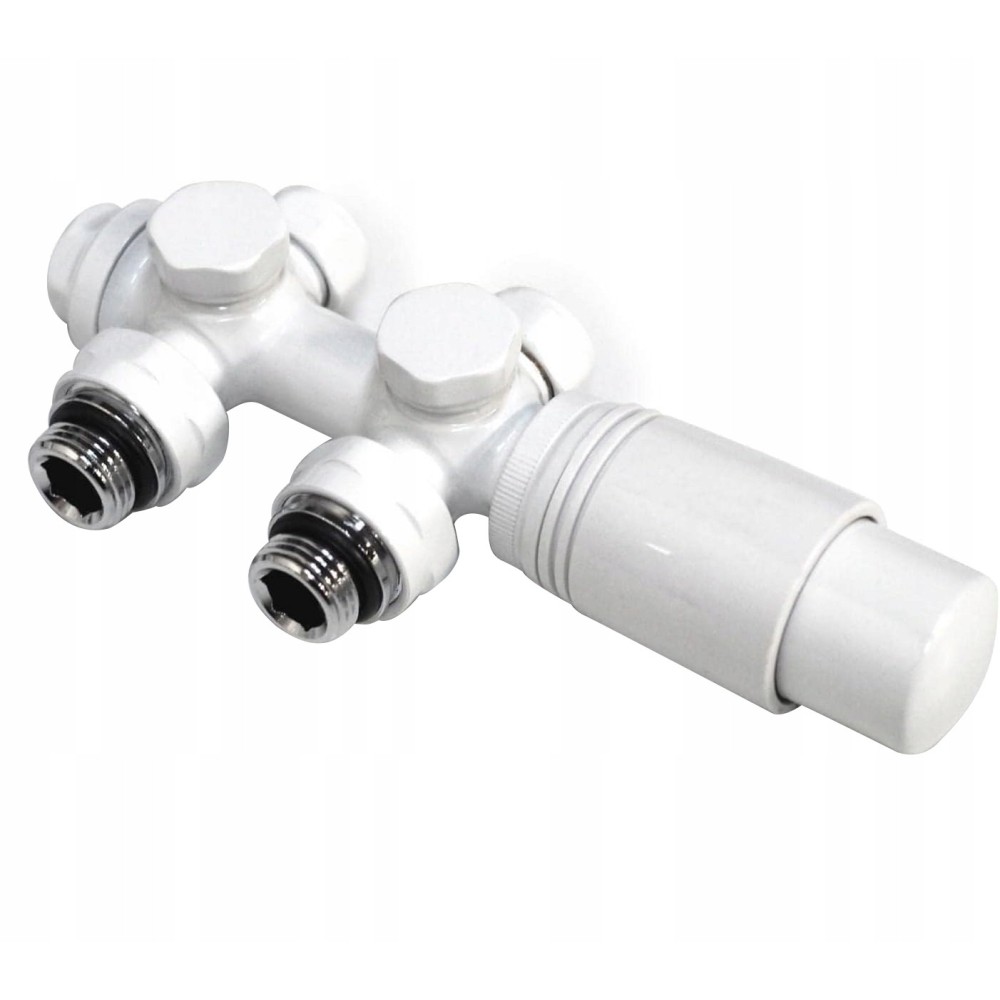Ventil za radiatorje Witet & Nock Wi-Wi-Wi Dual s Termoregulator, White