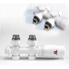 Valve for radiators WiTet & Nock Wi-Wi-wi dual with thermoregulator, white