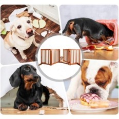 Schutzgitter mit Fairicity Gate für Hunde, 4 Paneele, 210 cm x 65 cm