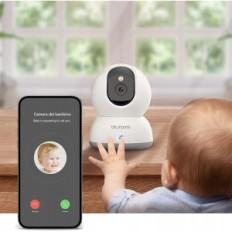 Notranja kamera Blurams Wi-Fi 2K + 64G MicroSD, Nočni vid, 360 ° Rotacija