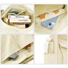 Bolsos de mujer, 43x29x15 cm + correa 49 cm, blanco