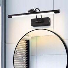 LED Wall Lamp Mantoliit, 10W, 40 cm, seina vannituba, must