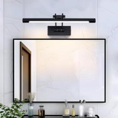 LED Wall Lamp Mantoliit, 10W, 40 cm, seina vannituba, must