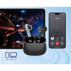 Draadloze oortelefoon Earfun Air 2, Draadloos laden