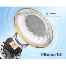 Bezdrátová sluchátka Earfun Air 2, bezdrátové zatížení