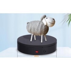 Elektrický baoshishan otočný stůl, DR 20 kg, 20 cm, 220V, černá