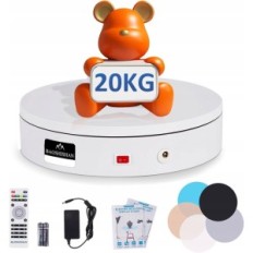 Ηλεκτρικό περιστροφικό τραπέζι Baoshishan, DR 20 KG, 20 cm, 220V, λευκό