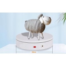 Sähkö Baoshishan pyörivä pöytä, DR 20 kg, 20 cm, 220v, valkoinen