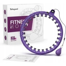 Hula Hoop TipTop Home for adults, with load, up to 160 cm, purple