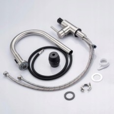 ONECE TR0010 Keukenkraan met 2 nozzles, roestvrij staal, gebruikt