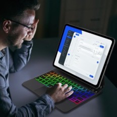 "IPad Pro 11" "Qwertz Sengbirch" klaviatūra yra suderinama su "iPad Air 5 / Air4"