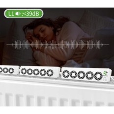 EcoCalm Fan Booster 2.0 Verwarmingsventilatoren met warmtesor, 3 stuks.