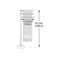 KES BTH219 rätik riidepuu Marble Base Sus304 roostevabast terasest