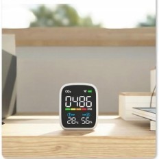 CO2 meetri XIIW WiFi koos alarmi, digitaalse CO2 termomeeter