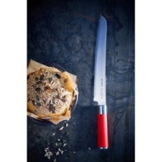 Mes voor brood F. Dick Rode Geest met gekarteld, gebogen mes 26cm